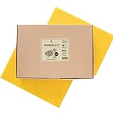 beegut Bio Bienenwachsplatten für Kerzen, 8 Wachsplatten mit 33 x 22cm, Einfach Bienenwachskerzen selber Machen, Kerzen drehen & Deko basteln (ca. 0,5kg)