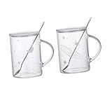 Cabilock 1 Satz Tasse kaffeekanne kaffeekännchen geburtstags genschenkideen getränkebecher nach Hause Wasserbecher Haushaltsgläser Tee Becher trinken Wasserkrug aus Glas