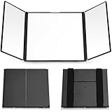 YYWEi 360 Grad Spiegel 3 Wege Spiegel Klappspiegel Haare Selbst Schneiden geeignet für Haarschnitt, Rasur, Make-up