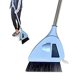 TTdamai Akkubesen kabellos mit leistungsstarker Saugleistung, Akku-Kehrbesen für Teppiche, ergonomische Reinigung ohne Bücken