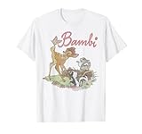 Disney Bambi Thumper Flower Simple Portrait Logo T-Shirt
