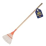 Best Sporting Garten-Geräte für Kinder I Robuste Kindergeräte aus Metall oder Nylon und Holz I Perfekt für kleine Gärtner (Rechen)