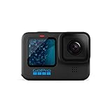 GoPro HERO11 Black – wasserdichte Action-Kamera mit 5,3K60 Ultra HD-Video, 27 MP Fotos, 1/1,9-Zoll-Bildsensor, Live-Streaming, Webcam, Stabilisierung