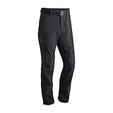 Maier Sports Herren Nil Wanderhose Roll-up, Schwarz, 52 EU