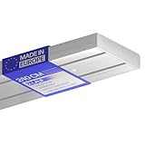 Bestlivings Gardinenschiene (240cm / 2-läufig), Vorhangschiene Komplettset inkl. Zubehör (Befestigungs-Set, Seitendeckel, Gardinenröllchen)