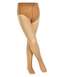 FALKE Unisex Kinder Strumpfhose Pure Matt 30 DEN K Ti transparent einfarbig 1 Stück, Hautfarben Cocoon 4059, 152-164
