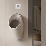 Herren-Urinal zur Wandmontage, auslaufsicher, Keramik-Urinal mit Sensor-Spülventil, für Badezimmer, Hotel, Einkaufsbereich