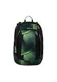 Satch air ab 5. Klasse gepolstert 26L Stauraum standfest Laptopfach Seismic Green - Schwarz