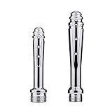 Voikun Edelstahl Analdusche Vaginaldusche Analverkehr Duschköpfe Enema Nozzle SM Klistier Irrigator Einlauf Anal Spülung Vaginal Dusche Analspülung Darmreinigung Intimreinigung für Männer Frauen (L)