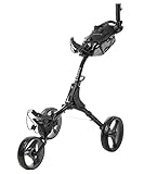 CRUISER GOLF CR-7 Deluxe Golf-Trolley mit 3 Rädern, ordentlicher Würfel, zusammenklappbar