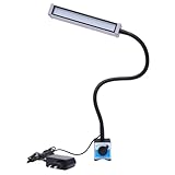 Magnetisches Licht, LED Arbeitsleuchte CNC Maschinenlampe, 60 LEDs IP67 Wasserdichtes, Flexibles 360° Schwanenhals Lampe für industrielle Beleuchtung Werkzeugmaschinenlicht, Magnetic Base