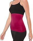 MULTI-TUBE für Damen, vielseitiger Nierenwärmer, Minirock oder Bandeau Top, BERRY - M/L