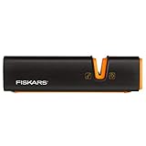 Fiskars Xsharp Schärfer für Axt und Messer Messerschärfer/Axtschärfer