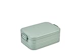 Mepal - Lunchbox Take a Break Midi - Brotdose To Go - Für 2 Sandwiches oder 4 Brotscheiben - Meal Prep Box - Essensbox mit Unterteilung - Spülmaschinenfest - 900 ml - Nordic Sage