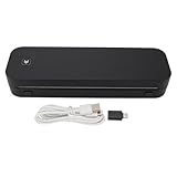 ViaGasaFamido A4-Thermodrucker, Tintenloser Tragbarer Drucker mit Bluetooth-USB-Verbindung für Heimschulbüro, Unterstützt 56–216 Mm Papier