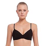 Skiny Damen Skiny Damen Multi Schalen Ohne Bügel Micro Essentials 1 B gelloser BH, Schwarz, 85B EU