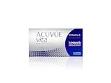 ACUVUE Vita Monatskontaktlinsen mit komfortablem Tragegefühl – Den ganzen Monat lang – -5,75 dpt & BC 8.8 – Mit UV Schutz & durchgängig hohem Feuchtigkeitsgehalt – 6 Linsen
