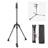 JEBUTU Lichtstativ 81-200cm verstellbar, Aluminium Lampenstativ Umkehrbares, Stabil Stativständer Licht Stativ Tragbares Beleuchtungsstativ, Light Stand für Studio Fotografie Ringlicht Blitzlicht