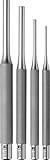 PB Swiss Tools Splintentreiber Set PB 873 | 100% Swiss Made | 4-teiliger (2/3/5/6 mm) gekordelter Splinttreiber Satz für sicheres Aus- oder Durchtreiben von Niete, Stift, Bolzen