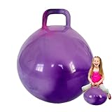 GkgWuxf Hüpfbälle für Kinder, Hüpfball mit Griff - Bunter Hüpfball für Kleinkinder | Verdickter aufblasbarer Hüpfspielzeug-Übungsball für den Hausgarten-Yard-Park