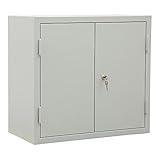 STIER Hängeschrank für Werkstatt, lichtgrau, HxBxT 600x650x320mm, mit Zylinderschloss, Stahlkonstruktion, 1 Einlegeboden