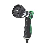 BCOATH Multifunktionale Gartenspritze Mit 8 Sprühmustern Hochdruck Wasserpistole Für Effizientes Bewässern Ideal Für Gartenpflege Und Pflanzenpflege Schlauchzubehör Für Jeden