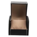 VALICLUD Pu leder Uhrenbox für Herren Einzel uhr Aufbewahrungsbox mit Mini kissen Mechanische Armbanduhr Aufbewahrung Eleganter Uhrenkasten für Reise und Zuhause Schützendes Uhren Display
