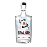 SEAL GIN Strawberry Inside | Sommerlicher London Dry Gin 0,5 l | Mit fruchtigen Erdbeeren & Himbeeren, erfrischender mallorquinischer Minze & Wacholder | Premium Gin, 44% Vol.