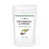 GymBeam Erythrit Stevia Mischung - Erythritol & Stevia Sweetener, Zucker-Alternative, kalorienfrei, ideal zum Abnehmen, Blutzuckerkontrolle, Backen, Getränke, Soßen, Marinaden, 240 g