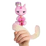 Fingerlings Snuggle Tails - Interaktives rosa Einhorn (Evie), mit flauschigem Schwanz, Mini-Bestie (Isla), Pinsel und Aufklebern
