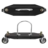 BESPORTBLE 2 Stück Heizkörper Montagerollen Universelle Ersatzrollenhalterung für Ölgefüllte Elektroheizer Stabile Heizkörperräder mit Halterung für Mobiles Heizgerät Zubehör