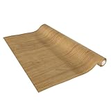 Vénilia Klebefolie Deco Standard, Eiche hell Holzoptik, 90 cm x 2,1 m, selbstklebende Möbelfolie, Dekofolie, Küchenfolie, Tapete, PVC ohne Phthalate, Made in EU