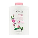 Yardley London Parfümierter Körperpuder English Rose, Talkumpuder für Frauen zur Geruchskontrolle und gegen Hautreizungen, English Rose Staubpuder, 200g