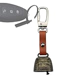 Ungtyb Anti-Bär zum Wandern, Mini-Sicherheitsalarm, laute Glocke mit Schlüsselanhänger, zum Radfahren, Wandern, Klettern, Wandern