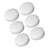 GLEAVI 6 Stück Runde Schwimmkerzen Unparfümiert 45X25cm Weiße Wasserkerzen für Hochzeiten Partys und Dekoration