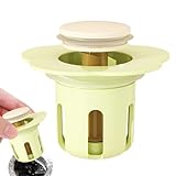 Küchenspüle Ablaufgarnitur - Küchenablaufsieb Pop-up Stopper | Blumenform Haarfänger für Wohnung Haus Restaurant Wäscherei