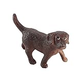 Massives Welpenmodell Anzug statischer Kettenhund Chihuahua Tierverzierungen Tischverzierungen Hundeverzierungen Wursthundeverzierungen Wursthund Kastenständer Schwarz (F, One Size)