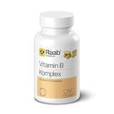Raab Vitalfood® Vitamin B-Komplex Kapseln (90 Stück), enthalten 100% des Tagesbedarfs aller 8 B-Vitamine, bequem und schnell - nur 1 Kapsel täglich, vegan, glutenfrei, laktosefrei, ohne Zusätze