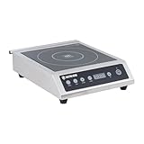 GastroHero Induktionskochfeld I Induktionskochplatte 3500 Watt I Herdplatte Induktion 230 mm I Mobile Kochplatte mit Touch Steuerung I Herdplatte für Gastronomie