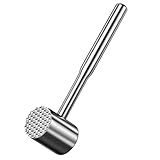 AUTSUPPL Multifunktionaler Fleischklopfer aus Edelstahl Profi Fleischhammer mit Zartmacher nadeln Robuster Steakklopfer für Küche Steak und Fleischzubereitung Einfach zu Reinigen