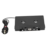 Topiky 3,5 mm Auto Kassetten Adapter, Oldtimer Stereo Kassettenkonverter, 4 Kanal Ausgang, Vergoldeter Anschluss, für Mobiltelefone, Tablets, MP3 Player, Autoradios