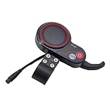 Roller-Geschwindigkeitsregler mit Display – LCD-Display, wasserdichtes Panel | Elektroroller-Controller-Instrument, Armaturenbrett-Anzeigebildschirm, Scooter-Beschleuniger-Geschwindigkeitsregler, E-Bi