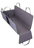 Knuffelwuff universal Hunde Autoschondecke für die Rückbank 137x148cm - Wasserabweisend, Kratzfest und rutschfest - Hundedecke für Auto, Van und SUV - Rücksitzbezug, Schonbezug, Sitzschoner