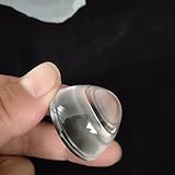 WUUKEPSG 2 Stück Plankonvexlinsen, Superkonzentrierende Led-Cob-Lampenperlenlinsen, Plankonvexe Linsen Für Autolampen, Durchmesser 33,0 Mm/21.5Mm/33.0Mm