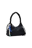 Desigual Schultertasche Montville Half Logo Shoulder Bag Black schwarz