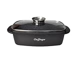 Bräter Deckel Induktion Pfanne Schmortopf Marmorbeschichtung Aluguss 32cm