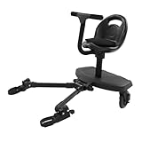 Buggy Board mit Sitz 50KG Tragkraft Buggyboard mit Sitz Trittbrett für Kinderwagen Universal Kinderwagen Board Kinderwagen Sitz für Geschwister