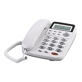 Maouira C168 Bürotelefon Hotel Festnetztelefon Keine Batterie Erforderlich Doppelte Schnittstellen Schnurgebundenes Telefon 24 Wählbare Klingeltöne