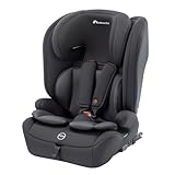 Bebeconfort EverFix Plus i-Size, Mitwachsender Kindersitz 9-36kg, 15 Monate - 12 Jahre, 76-150 cm, ISOFIX Kindersitzerhöhung, Seitenaufprallschutz, 14 Positionen der Kopfstütze, Full Black