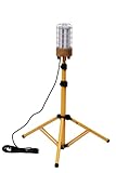 MeFard 11000 Lumen Led Arbeitslicht Led Baustrahler mit Stativ, 360° Rundstahl-Beleuchtung,Votage AC100-277V, IP64 wasserdicht (80W 11000 Lumen with Tripod)